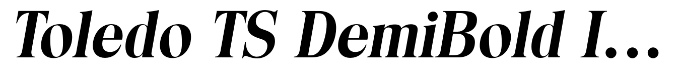 Toledo TS DemiBold Italic